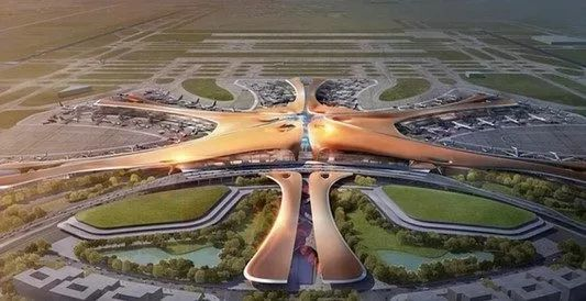 北京新國際機(jī)場(chǎng)的工地降塵